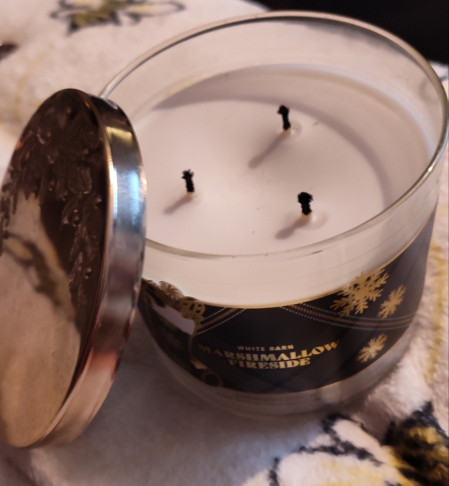 BBW 3 Wick Candle (Marshmallow Fireside)